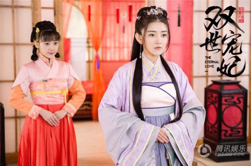 双世宠妃最新剧照，甜蜜爱情与奇幻时空的完美交融