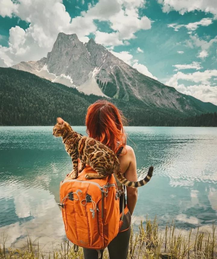 最新可爱的人，与自然美景的亲密旅行之旅